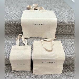 GUCCI Fabric Tote Bags